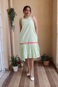 Aarohi Dress – Pastel Garden